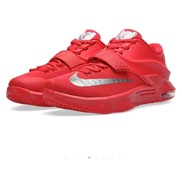 NIKE KD VII 'GLOBAL GAME'
ACTION RED & METALLIC SILVER - Picture 3 of 8